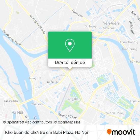 Bản đồ Kho buôn đồ chơi trẻ em Babi Plaza