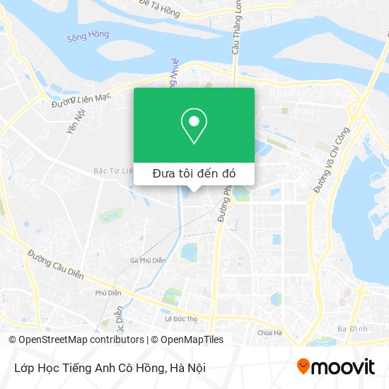 Bản đồ Lớp Học Tiếng Anh Cô Hồng