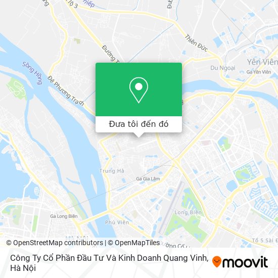 Bản đồ Công Ty Cổ Phần Đầu Tư Và Kinh Doanh Quang Vinh