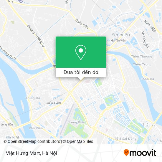 Bản đồ Việt Hưng Mart