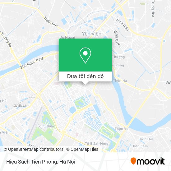 Bản đồ Hiệu Sách Tiên Phong