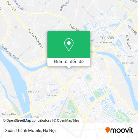 Bản đồ Xuân Thành Mobile