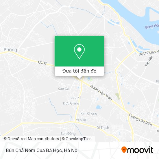 Bản đồ Bún Chả Nem Cua Bà Học