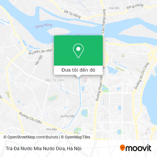 Bản đồ Trà Đá Nước Mía Nước Dừa