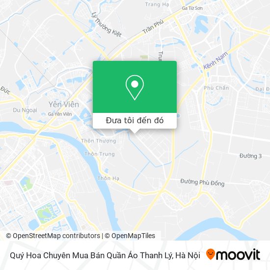 Bản đồ Quý Hoa Chuyên Mua Bán Quần Áo Thanh Lý