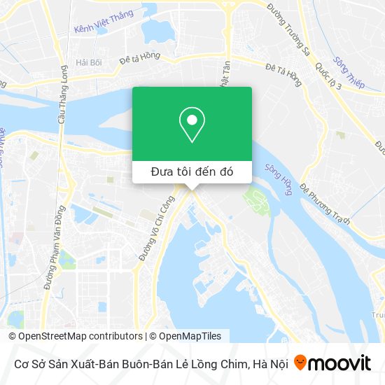 Bản đồ Cơ Sở Sản Xuất-Bán Buôn-Bán Lẻ Lồng Chim