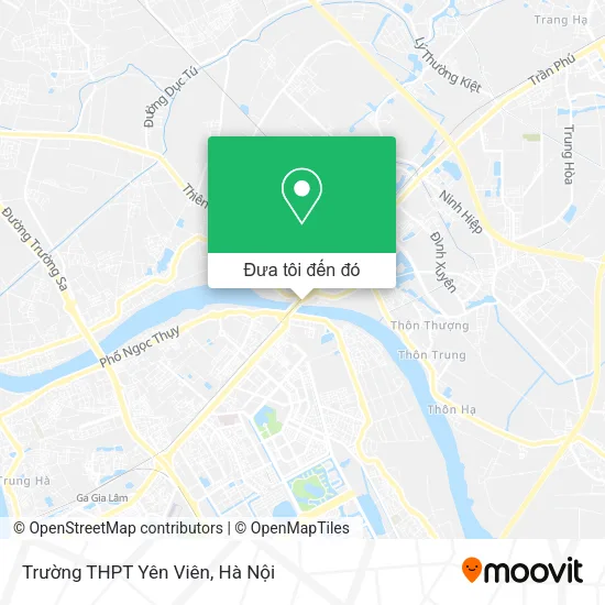 Bản đồ Trường THPT Yên Viên