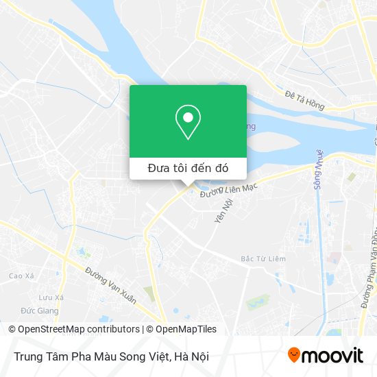 Bản đồ Trung Tâm Pha Màu Song Việt