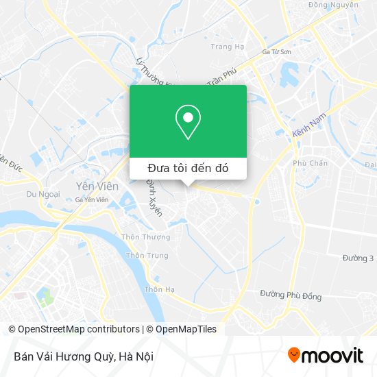 Bản đồ Bán Vải Hương Quỳ