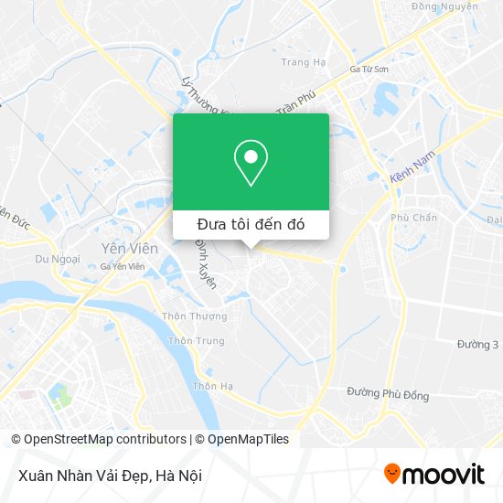 Bản đồ Xuân Nhàn Vải Đẹp