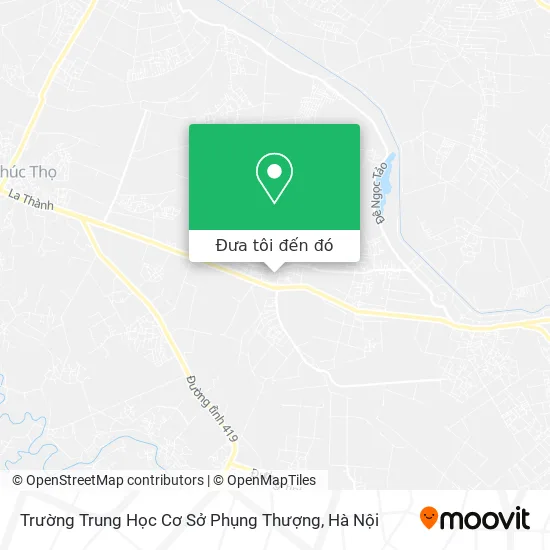 Bản đồ Trường Trung Học Cơ Sở Phụng Thượng