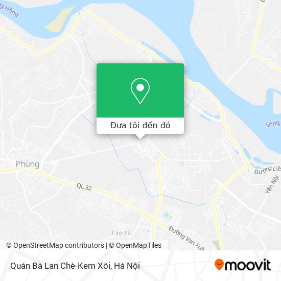 Bản đồ Quán Bà Lan Chè-Kem Xôi
