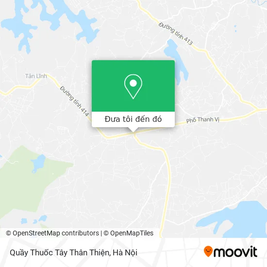 Bản đồ Quầy Thuốc Tây Thân Thiện