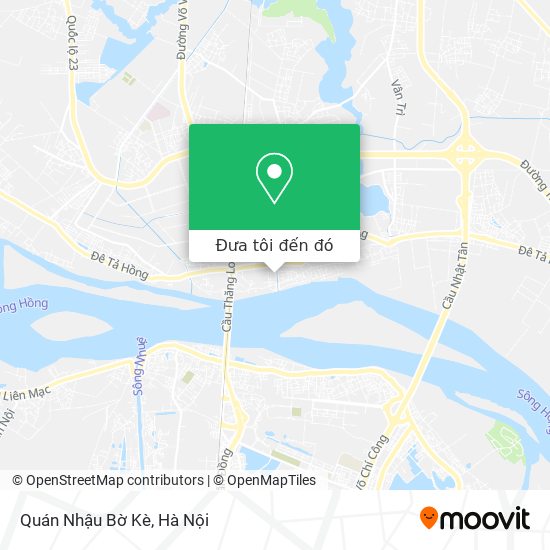 Bản đồ Quán Nhậu Bờ Kè