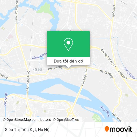 Bản đồ Siêu Thị Tiến Đạt