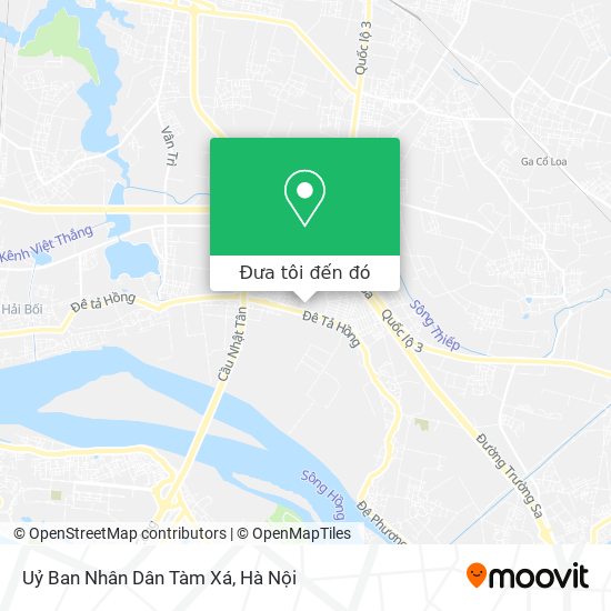 Bản đồ Uỷ Ban Nhân Dân Tàm Xá