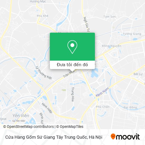 Bản đồ Cửa Hàng Gốm Sứ Giang Tây Trung Quốc