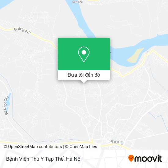 Bản đồ Bệnh Viện Thú Y Tập Thể