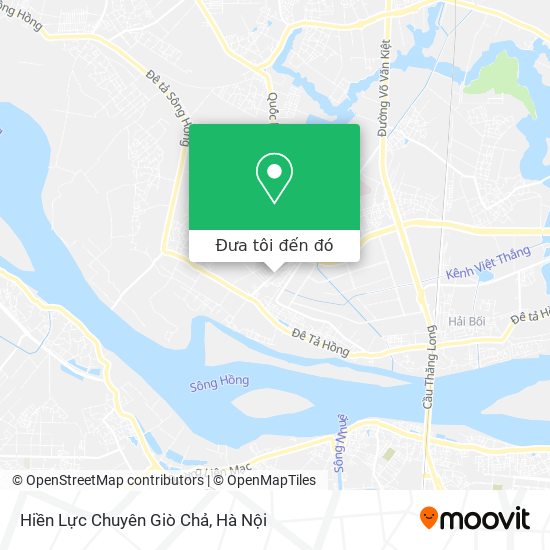 Bản đồ Hiền Lực Chuyên Giò Chả