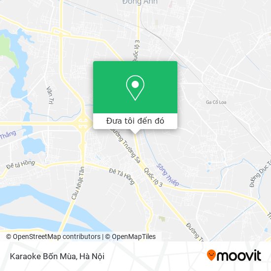 Bản đồ Karaoke Bốn Mùa