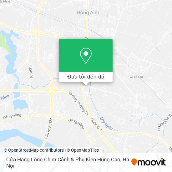 Bản đồ Cửa Hàng Lồng Chim Cảnh & Phụ Kiện Hùng Cao