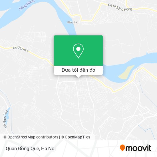 Bản đồ Quán Đồng Quê