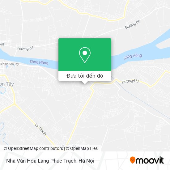 Bản đồ Nhà Văn Hóa Làng Phúc Trạch