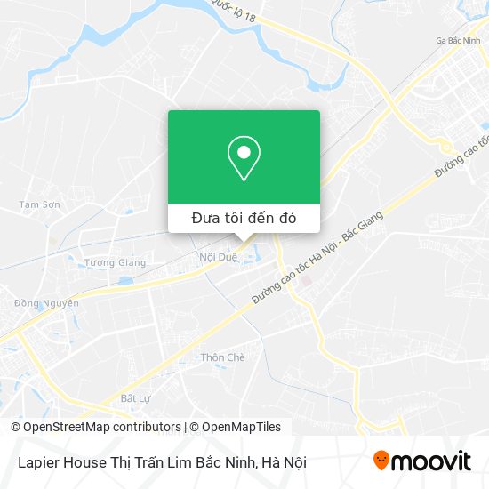 Bản đồ Lapier House Thị Trấn Lim Bắc Ninh