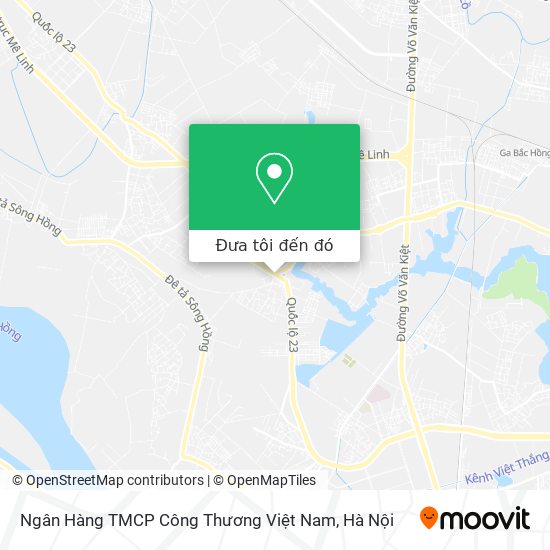 Bản đồ Ngân Hàng TMCP Công Thương Việt Nam