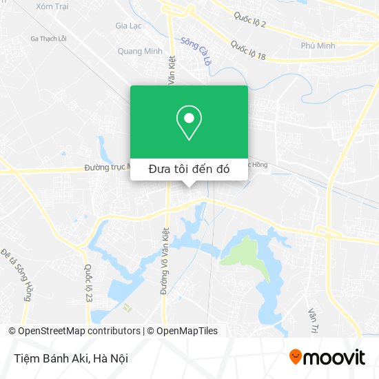 Bản đồ Tiệm Bánh Aki