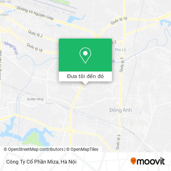 Bản đồ Công Ty Cổ Phần Miza