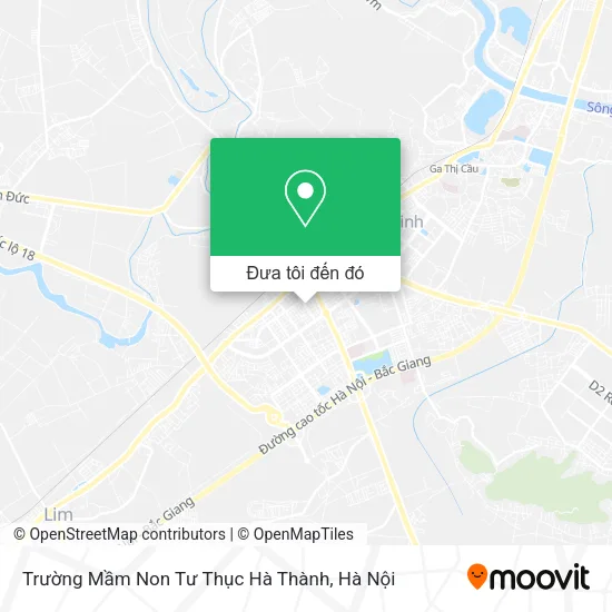 Bản đồ Trường Mầm Non Tư Thục Hà Thành