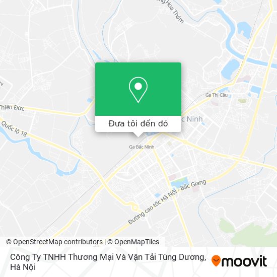 Bản đồ Công Ty TNHH Thương Mại Và Vận Tải Tùng Dương