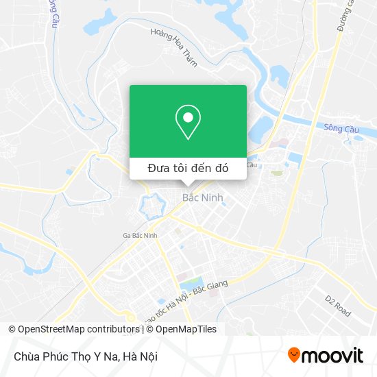 Bản đồ Chùa Phúc Thọ Y Na