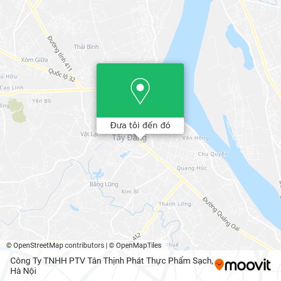 Bản đồ Công Ty TNHH PTV Tân Thịnh Phát Thực Phẩm Sạch