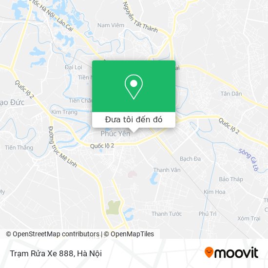 Bản đồ Trạm Rửa Xe 888