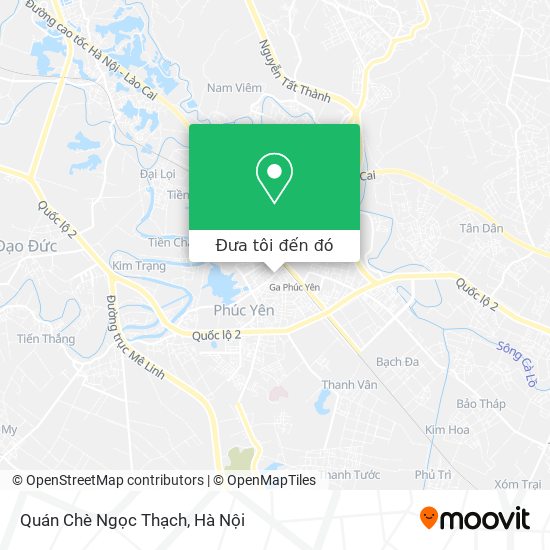 Bản đồ Quán Chè Ngọc Thạch