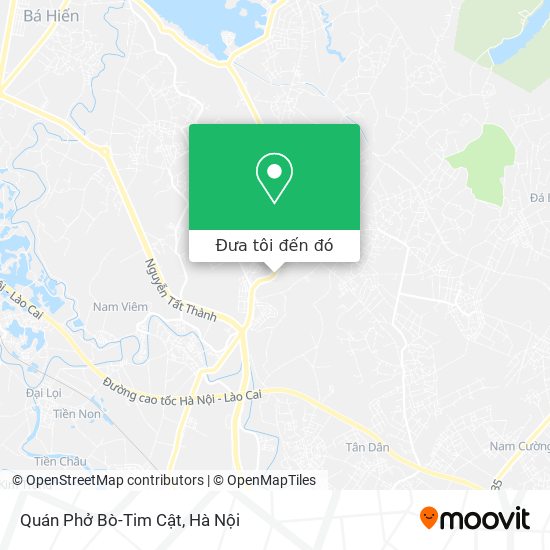 Bản đồ Quán Phở Bò-Tim Cật