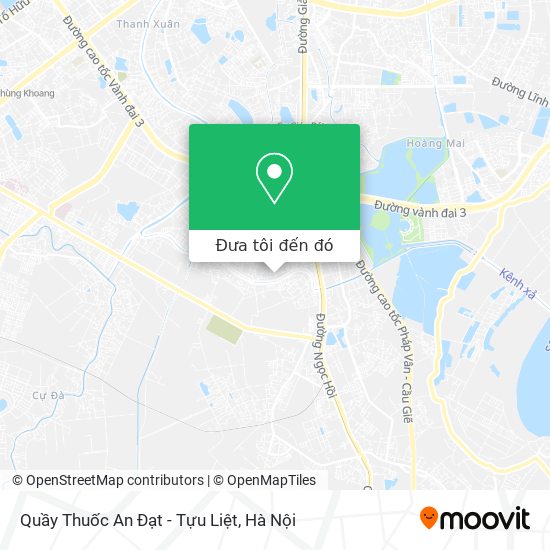Bản đồ Quầy Thuốc An Đạt - Tựu Liệt