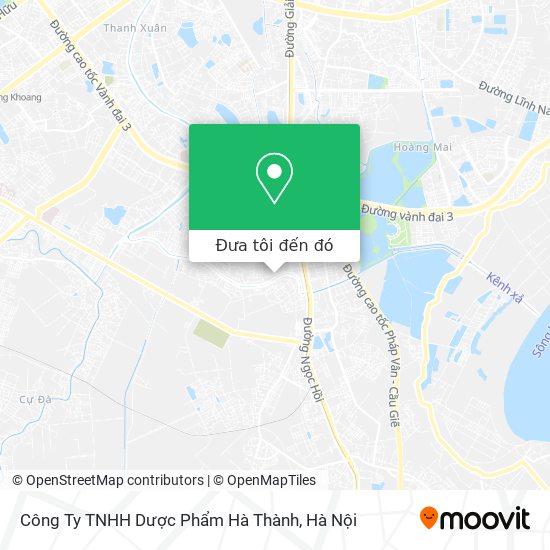 Bản đồ Công Ty TNHH Dược Phẩm Hà Thành