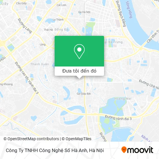 Bản đồ Công Ty TNHH Công Nghệ Số Hà Anh