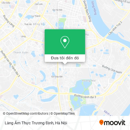 Bản đồ Làng Ẩm Thực Trương Định
