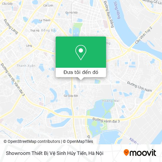 Bản đồ Showroom Thiết Bị Vệ Sinh Hủy Tiến