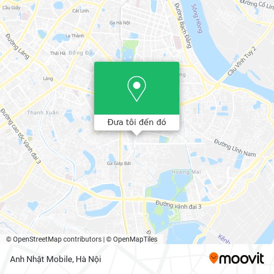 Bản đồ Anh Nhật Mobile