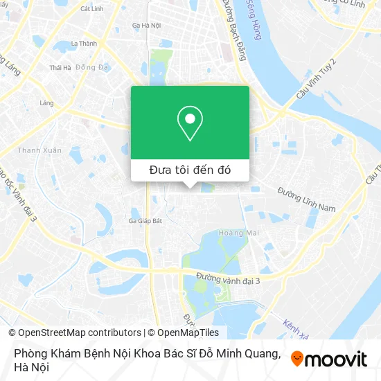 Bản đồ Phòng Khám Bệnh Nội Khoa Bác Sĩ Đỗ Minh Quang