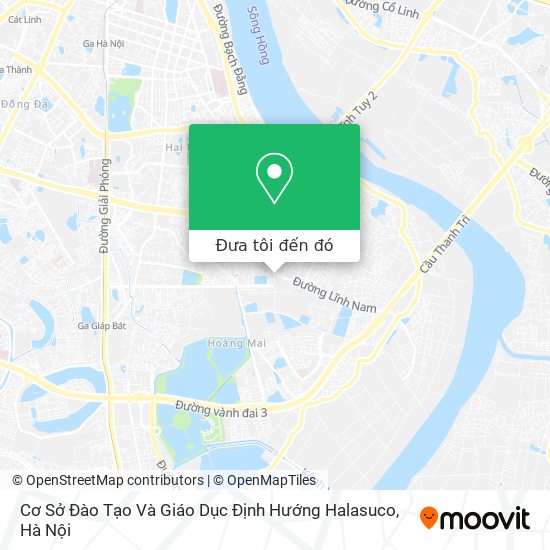Bản đồ Cơ Sở Đào Tạo Và Giáo Dục Định Hướng Halasuco