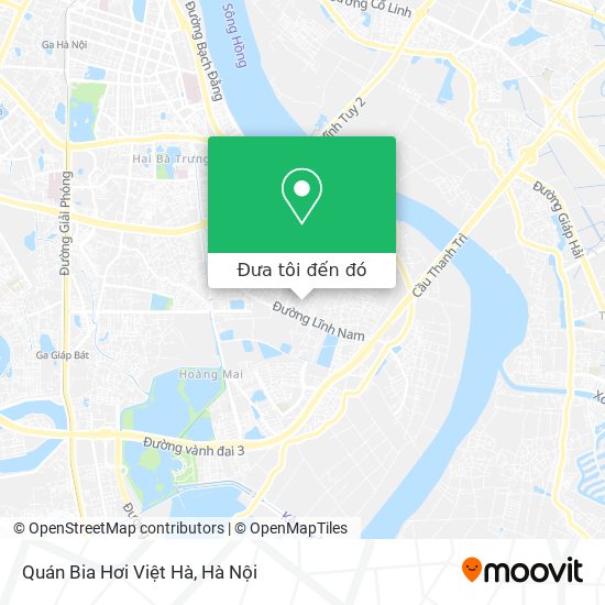 Bản đồ Quán Bia Hơi Việt Hà