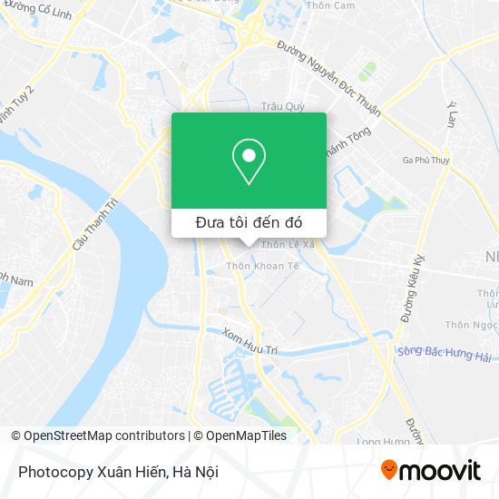 Bản đồ Photocopy Xuân Hiến