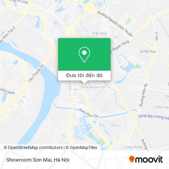 Bản đồ Showroom Sơn Mai