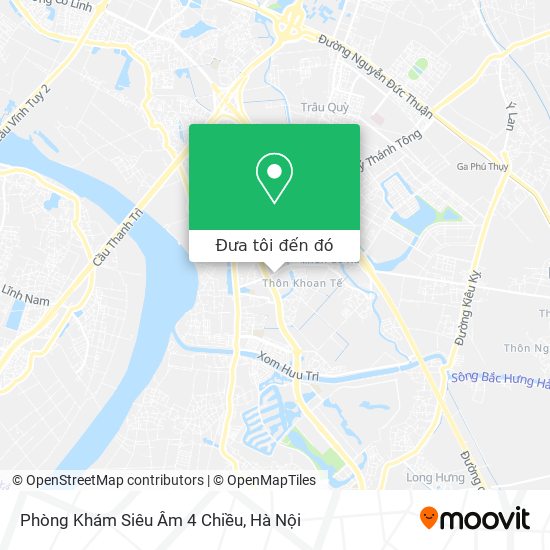 Bản đồ Phòng Khám Siêu Âm 4 Chiều